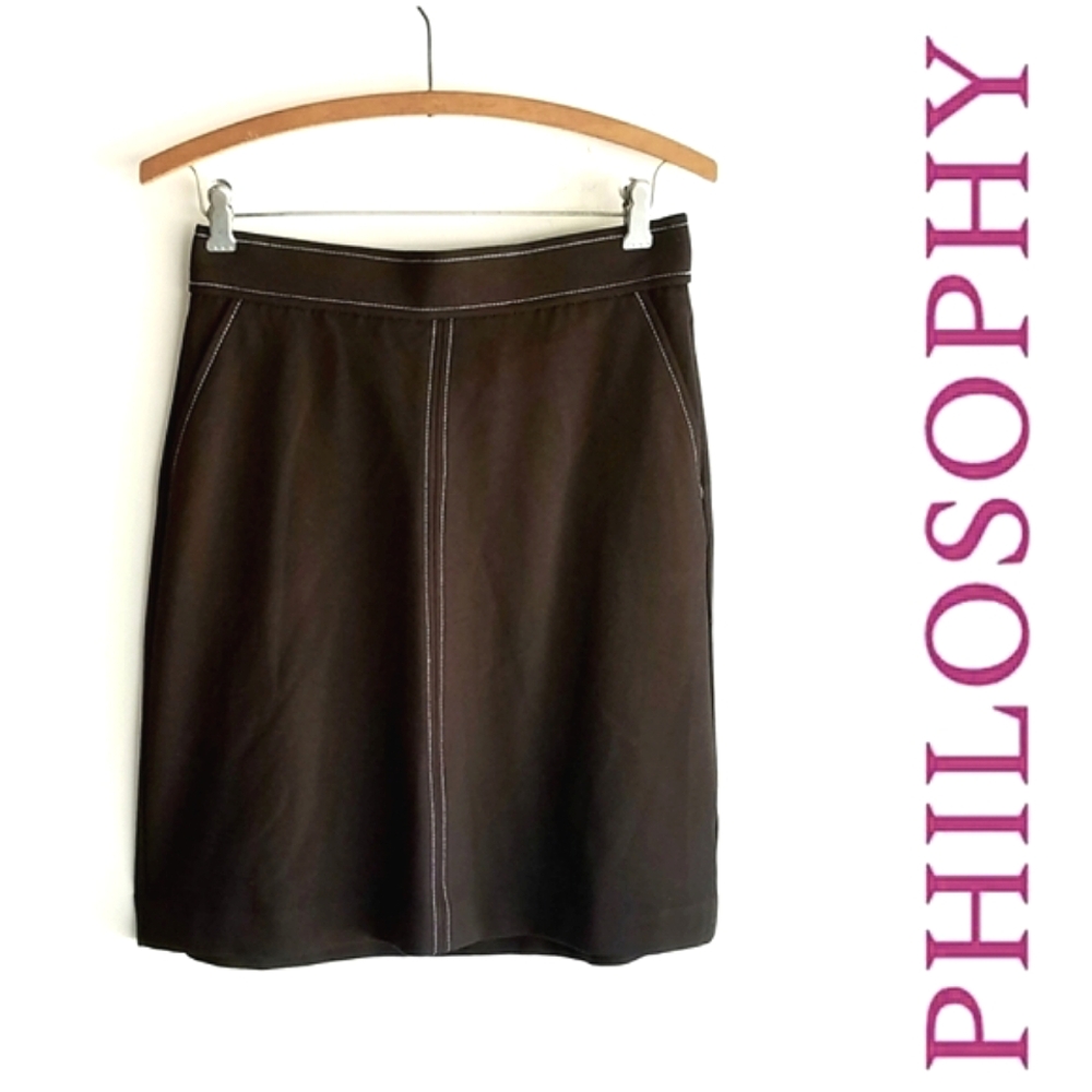 Philosophy Pull-On Skirt